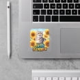 thumbnail image 2 of British Shorthair Hello Summer Sunshine Sunflowers Spring Retro Vintage Cutout Transfer Sticker Cat Lover Kitten Owner Gifts Transparent Decal Art Decor - 00008, 2 of 5