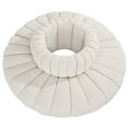 thumbnail image 6 of Meridian Furniture Arc Cream Boucle Fabric Modular Sectional, 6 of 7
