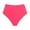 j31-Hot Pink, variant on LIIPEE Womens Swimwear Bottoms Casual Summer Solid Color Elastic High Waist Ladies Holiday Pool Beach Soft Breathable Comfortable Sexy Slim Fit Fashion Ruched Bikinis Swimwear,L