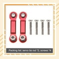 thumbnail image 4 of ziyahi 2 Pièces RC Voiture Servo Tige Télécommande Véhicule Traction Tiges Réparation Automobile Mise à Niveau Modification Accessoires Pièces de Rechange Rouge, 4 of 7