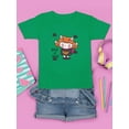 thumbnail image 3 of Cute Halloween Girl T-Shirt Juniors -Image by Shutterstock,  Medium, 3 of 4