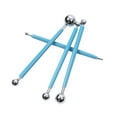 thumbnail image 4 of 4 herramientas de punto de bola de dos extremos para modelado y escultura de muñecas de cerámica. azul, 4 of 9