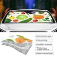 thumbnail image 4 of Kdxio Vegetables2 Print Front Windshield Sun Shade,Folding Auto Sunshade for Car Truck SUV-Medium, 4 of 7