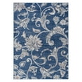 thumbnail image 2 of Tayse Madison Area Rug MDN3507 Transitional Navy Scrolls Vines 7' 10 x 7' 10" Round, 2 of 11