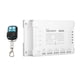 thumbnail image 1 of Interruptor de WiFI 4CH R3 / PRO R3 ITEAD RF 433MHz 4 Gang WiFI Switch 3 modos de trabajo Inching / Self-Lock / Interlock WiFi Smart Switch Compatible con Amazon Alexa y Google Home / Nest 1 1, 1 of 5