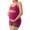 Red, variant on Maternity Tank Tops for Women Seamless Side Ruched Camisoles with Built in Bra Scoop Neck Y Back Pregnancy Basic Shirt