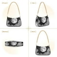thumbnail image 7 of FORMRS Womens Shoulder Bag with Chain Strap Clutch Purse Cute Tote Handbag, Black Moon, 7 of 7