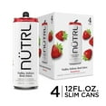 thumbnail image 3 of NUTRL Vodka Strawberry Hard Seltzer, 4 pack, 12 fl oz Aluminum Cans, 4.5% ABV, Gluten Free, 3 of 9