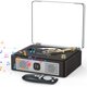 thumbnail image 1 of Reproductor de CD portátil con Bluetooth, pantalla de alta definición y altavoces integrados, 1 of 8