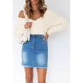 thumbnail image 2 of Suéter Con Hombros Descubiertos, Suéter Con Cuello En V, Suave, Transpirable, Informal, Elegante, De Moda, Color Puro Para Mujeres Para El Trabajo Diario ANGGREK DE1711, 2 of 7