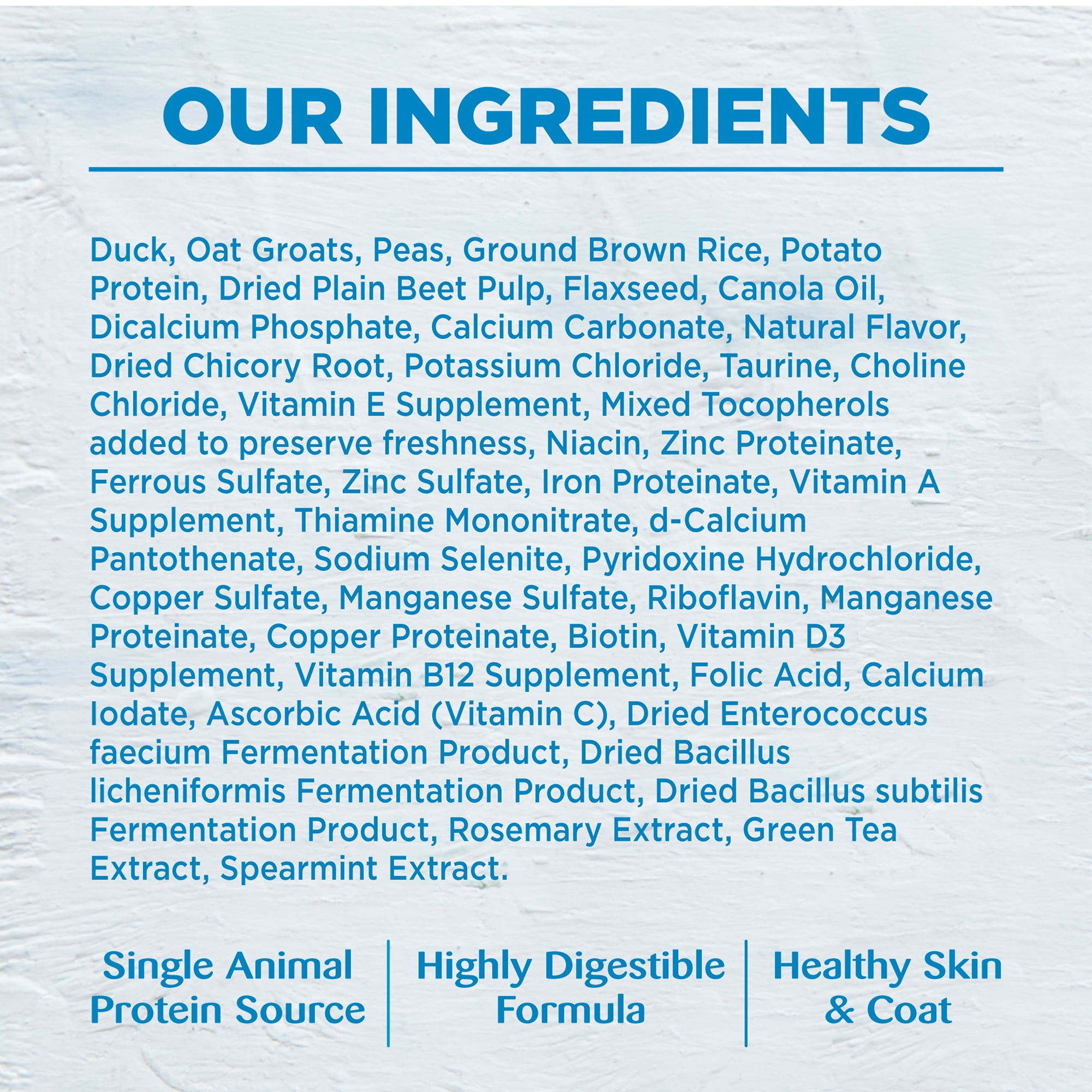 Wellness Simple Limited Ingredient Dry Dog Food for Sensitive Stomachs, Supports Skin & Coat, Wholesome Grains, Natural, Duck &Oatmeal Recipe, (26-Pound Bag)