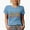 Baby Blue, variant on New York, United States of America, USA or US State Themed, Groovy Retro Wavy Text Merch Gift, Tan T-Shirt, Small