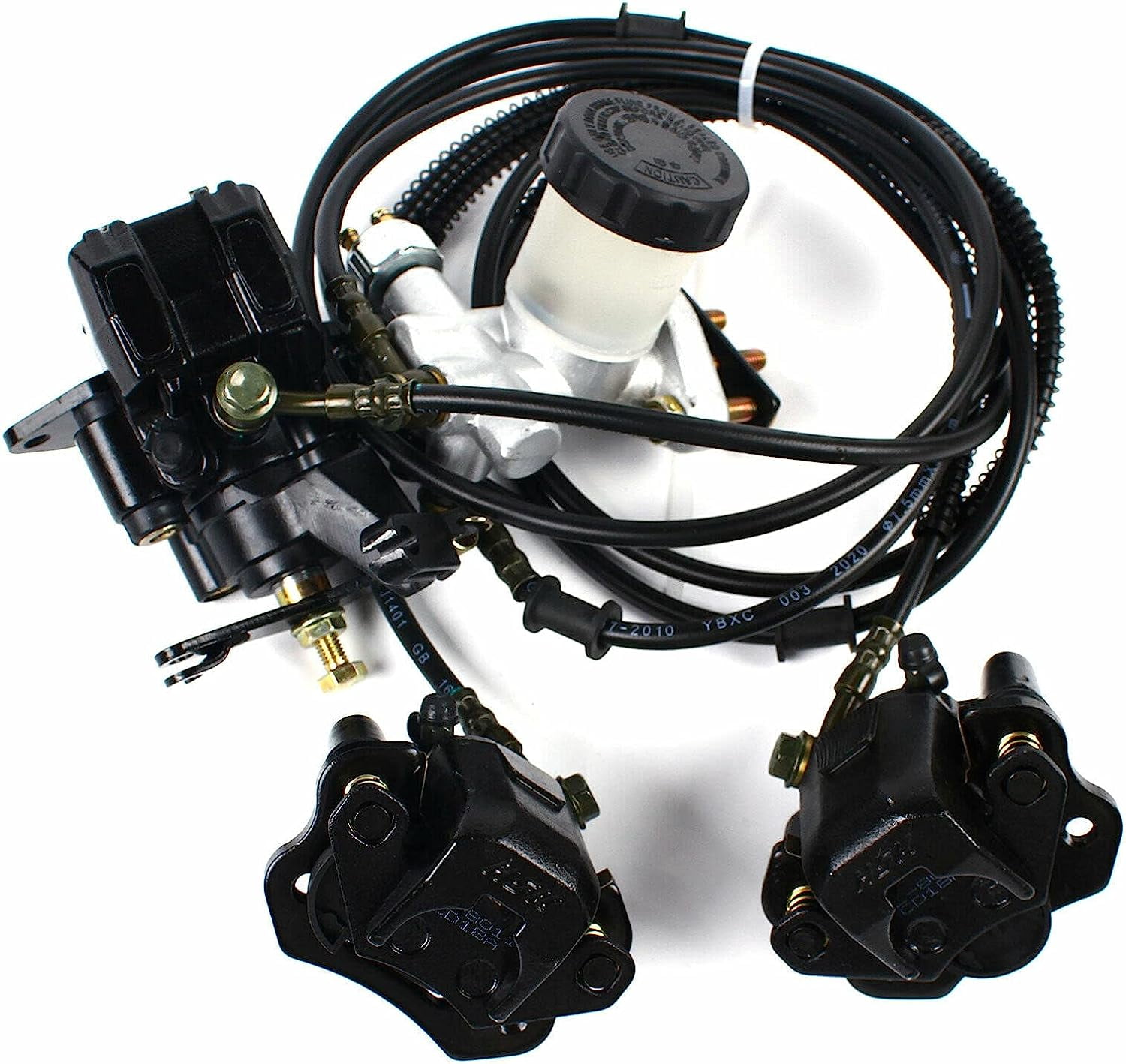 DENEST 150CC Go Kart Hydraulic Brake Master Cylinder Kit, Disc Brake