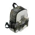 thumbnail image 2 of FORMRS School Backpack with Front Zippered Pocket 12" Student Travel Daypack, Gray Hexagons, 2 of 6