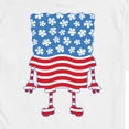 thumbnail image 3 of SpongeBob SquarePants - Silhouette Stars Stripes - Men's Short Sleeve Graphic T-Shirt, 3 of 6