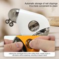 thumbnail image 5 of Virenlux Electric Nail Clipper 3 Speeds Automatic Nail Trimmer with LED Light & Clips Storage USB Rechargeable Fingernail Toenail File with Trimmer for Adults Seniors, 5 of 7