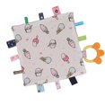 thumbnail image 4 of Baby Comfort Saliva Towel, Skin Friendly Improve Flexibility Tactile Development Silicone Teether Infant Saliva Towel Cute Patterns  For Home Use ANGGREK Helado, 4 of 8