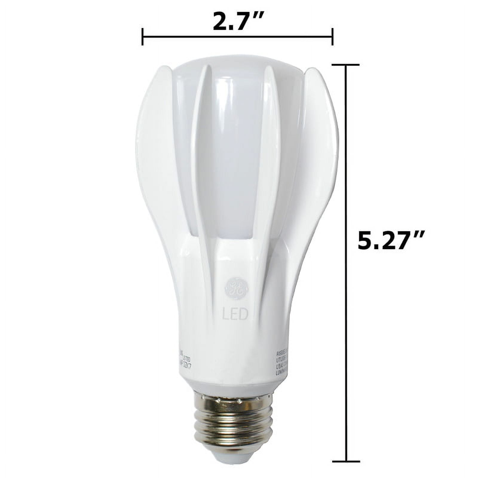 GE 73378 3-Way LED A21 2700K E26 2155 Lm bulb