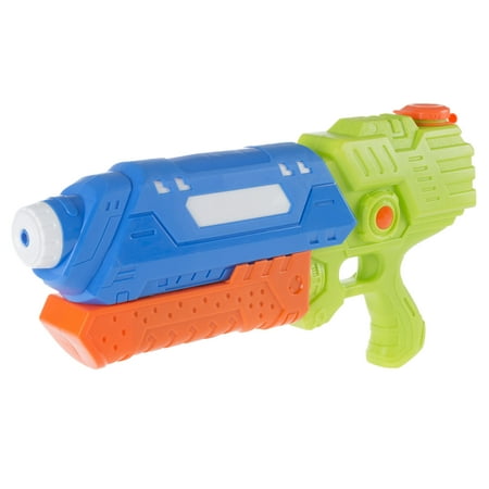 Water Gun Soaker with Air Pressure Pump- Lightweight Squirt Gun Toy for Beach, Pool and Outdoor Games for Kids and Adults by Hey! Play!