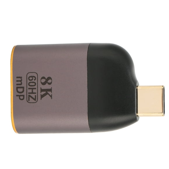 USB C To DisplayPort Adapter, Aluminum Alloy USB C Male To Mini DP Female Plug And Play 8K 60Hz For PC