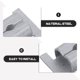 thumbnail image 3 of FOMIYES 10Ud Clips De Fijación Plateados Para Parachoques Con Base Segura Y Resistente, 3 of 8