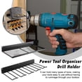 thumbnail image 2 of Pessrrtewg Power Tool Organizer,Wall Mount Drill Charging Station for Handheld & Power Tools,Heavy Duty Drill Storage Rack Drill Charging Station,for Garage,Home, Workshop,Space Saving V5U1, 2 of 7