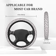 thumbnail image 3 of Uemuo Poodle Dog Printed Car Elastic Steering Wheel Cover - Universal Car Accessory for Diverse Cars Anti-Slip, and Comfortable- 15", 3 of 8