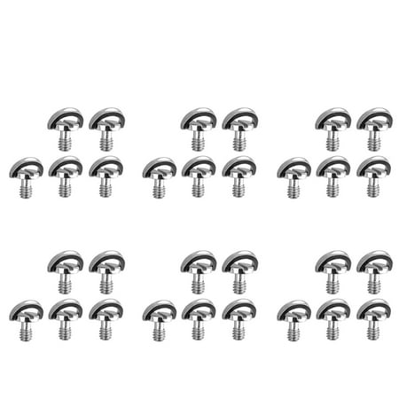 

30 Pack 1/4Inch Quick Release Plate Mounting Screw D-Ring D Shaft QR Screw Adapter Mount for DSLR Camera Tripod Monopod
