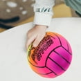 thumbnail image 4 of Inflatable Rainbow Volleyballs Beach Ball Sports Pool Ball Indoor and Outdoor Playing Inflatable Ball, 4 of 8