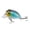 E, variant on Mini Crankbait Fishing Lure for Bass and Trout 1.77 in 9g Hard Plastic Artificial Bait Shallow Water Wobbler Professional Fishing Gear Accessory