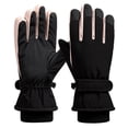 thumbnail image 2 of 1 par de guantes de esquí para hombres y mujeres, guantes de invierno cálidos de terciopelo para montar al aire libre, senderismo, guantes de invierno impermeables, 2 of 6