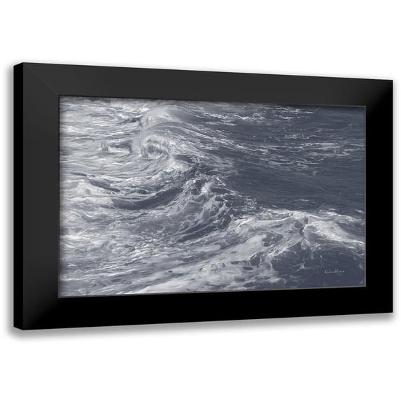 Murdock, Ramona 18x13 Black Modern Framed Museum Art Print Titled - Indigo Wave II