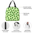 thumbnail image 3 of Yiaed Broccoli Vegetables Print Insulated Lunch Bag Reusable Cute Tote Lunch Box, Leakproof Cooler Lunch Bags for Work Office Travel School Picnic, 3 of 5