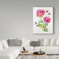 thumbnail image 3 of Trademark Fine Art 'Watercolor Flowers 1' Canvas Art by Jean Plout, 3 of 3