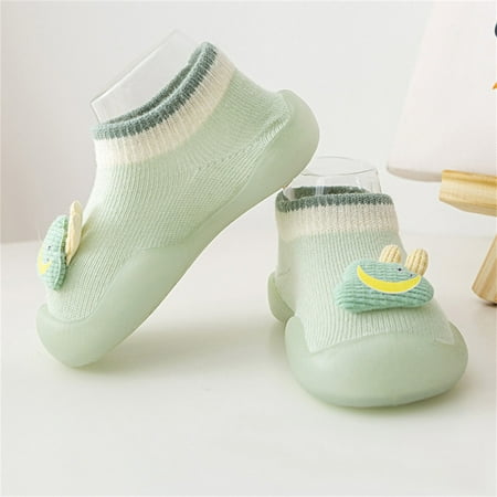 

eczipvz Toddler Shoes Toddler Kids Baby Boys Girls Shoes First Walkers Cute Cartoon Antislip Wearproof Size 9 Toddler Boy Shoes Mint Green