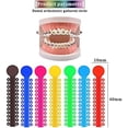 thumbnail image 2 of QUUPY 1040 Pcs Multi-Color Orthodontic Ligature Ties,O-Rings Braces Rubber Bands, 2 of 8