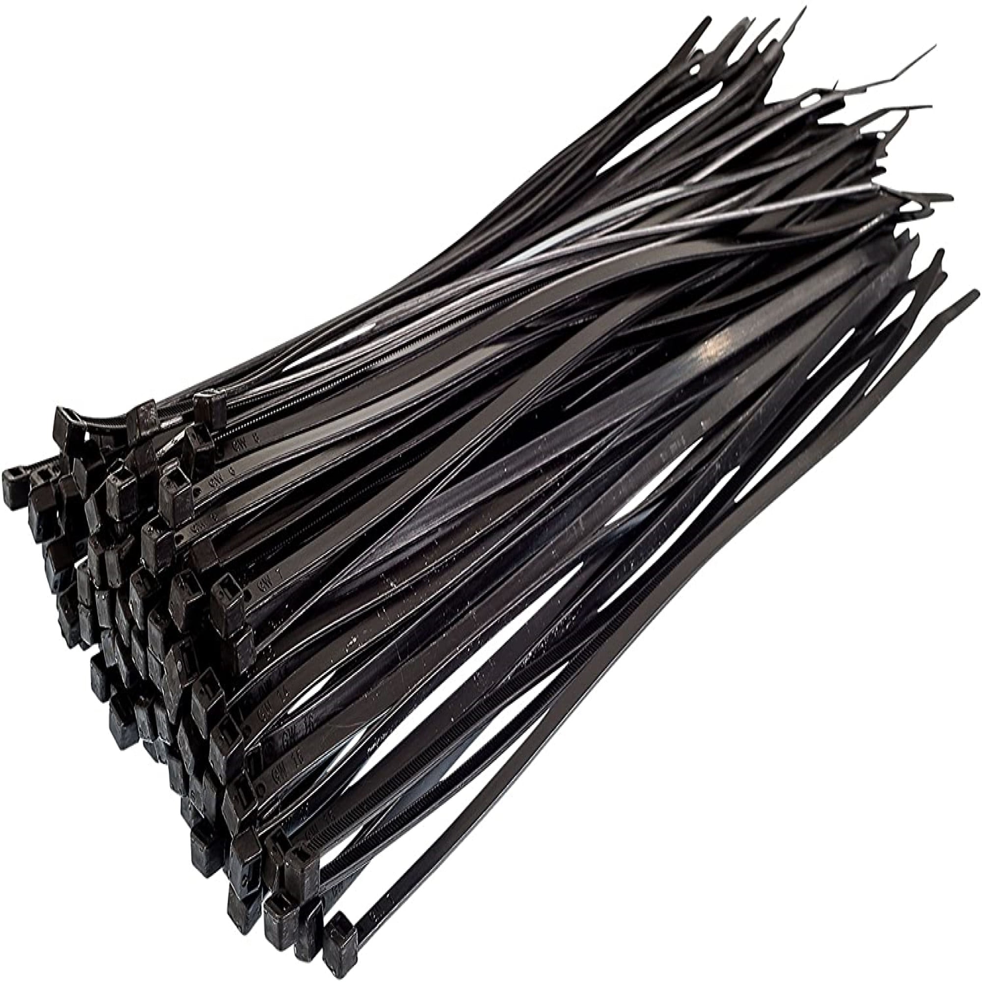 700 PCS Black Nylon Cable Zip Ties Bulk Lot Heavy Duty 4/ 6/ 8/ 10/ 12 Inches 