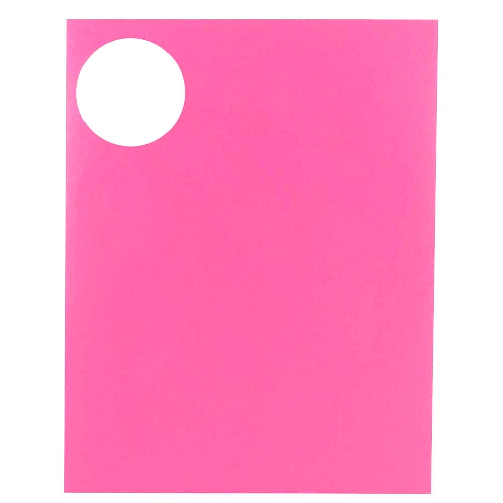 JAM Paper Circle Label Sticker Seals, 2.5 in Diameter, Pink, 120 Round Labels per Pack