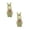 A65 C 2.4"x2.4" 2Pack, variant on 2Pcs Easter Decorations Rabbit Ornaments Standing Border Decoration Ornaments Cute Desktop Ornament 2.4"X2.4"