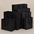 thumbnail image 5 of Bolsa de papel kraft gruesa para regalo, bolsa de embalaje para ropa, bolsa de compras para mujer, bolsa de papel kraft con tarjeta blanca, 5 of 5