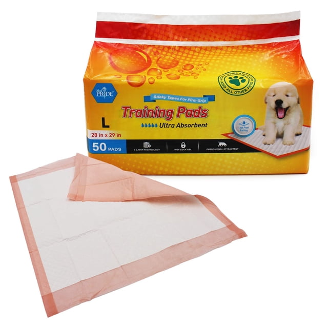 Almohadillas de Adiestramiento para Perros MED PRIDE CON Atrayente Paquete de 50