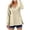 Beige, variante sur Chemise Décontractée Coupe Ample Manches Longues Haut Couleur Unie Respirant Mélange de Lin Blouse pour Confort Quotidien