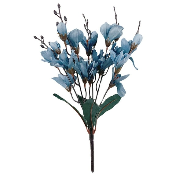 Realistic Artificial Magnolia Flower Stems - Perfect for Home Decor, Weddings, and Events - Maintenance-Free Decorative Faux Flowers for Table Centerpieces