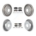thumbnail image 1 of Transit Auto Front Rear Coated Disc Brake Rotors and Ceramic Pads Kit for Car Hyundai Elantra KGC-100826, 1 of 11
