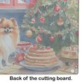 thumbnail image 5 of Pomeranian Christmas Cookies Glass Cutting Board 12 in x 15 in, 5 of 5
