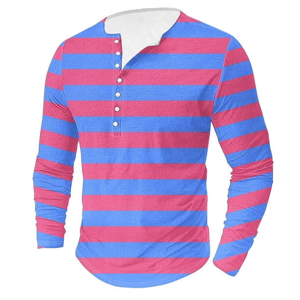 Blusas y camisas de manga larga con cuello redondo para hombre, estilo casual, cuello redondo, estampado, para fitness, deportes, manga larga, blusa de poliéster.