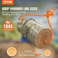 thumbnail image 2 of VEVOR Log Skidding Tongs, 32 inch 2 Claw Log Lifting Tongs, Heavy Duty Steel Lumber Skidding Tongs, 1543 lbs/700 kg Loading Capacity, Log Lifting, Handling, Dragging & Carrying Tool, 2 of 9