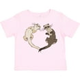 thumbnail image 3 of Inktastic Cute Ferret Heart Boys or Girls Toddler T-Shirt, 3 of 5