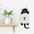 thumbnail image 1 of Cute Cat Dog Switch Wall Sticker Waterproof Light Switch Sticker DIY Removable Switch Sticker Wall Stickers for Kids Room（6pcs）, 1 of 1