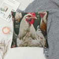 thumbnail image 2 of Chilfamy Chickens Throw Pillow Covers for Bedroom Sofa Decorative, Aesthetic Cushion Case - 1PC 24x24in, 2 of 5